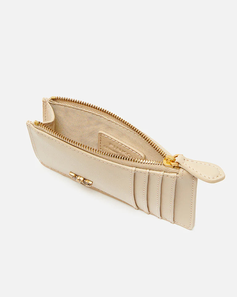 PINKO  AIRONE CARDHOLDER VITELLO SETA SS26