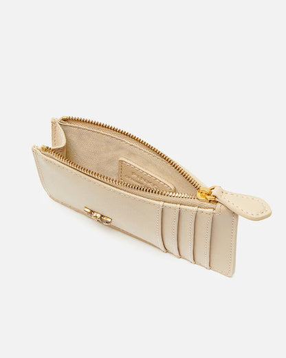 PINKO  AIRONE CARDHOLDER VITELLO SETA SS26