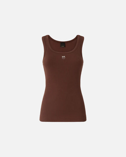 PINKO  CALCOLATORE CANOTTIERA COSTINA SS26