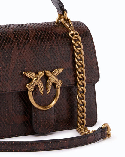 PINKO Borsa mini LOVE ONE TOP HANDLE MINI LIGHT