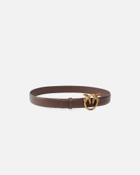 PINKO  LOVE BERRY H3 BELT.LOW VITELLO FW25