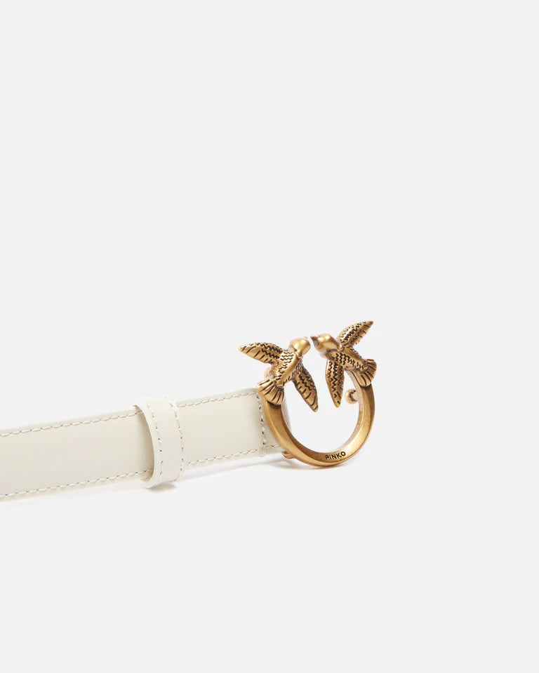 PINKO  LOVE BERRY H2 BELT.LOW VITELLO SS26