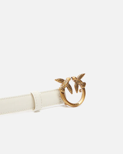 PINKO  LOVE BERRY H2 BELT.LOW VITELLO SS26