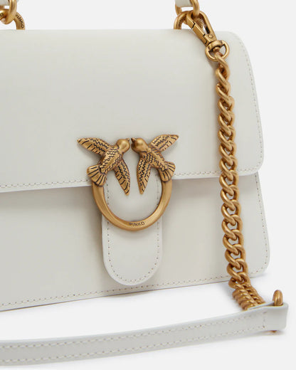 PINKO LOVE ONE TOP HANDLE MINI LIGHT SS26