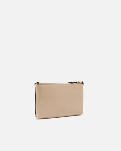 PINKO  FLAT HORIZONTAL MINI VITELLO SETA SS26