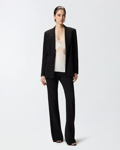Pinko LYDIA TOP TWILL MIT SPITZE SS26