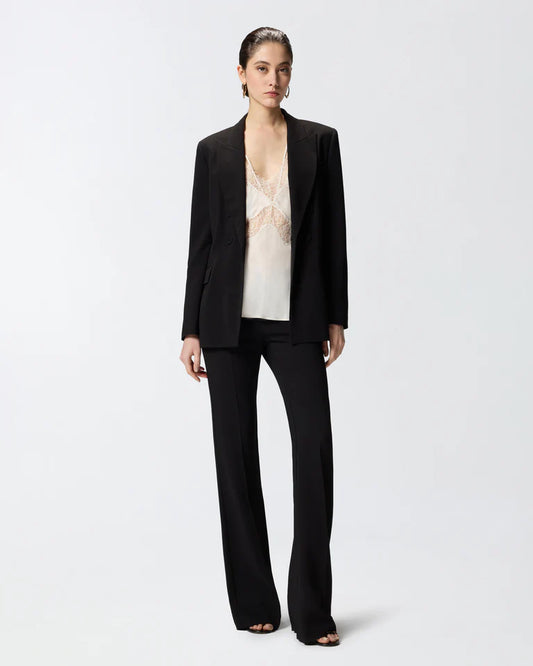 Pinko  LYDIA TOP TWILL CON PIZZO SS26