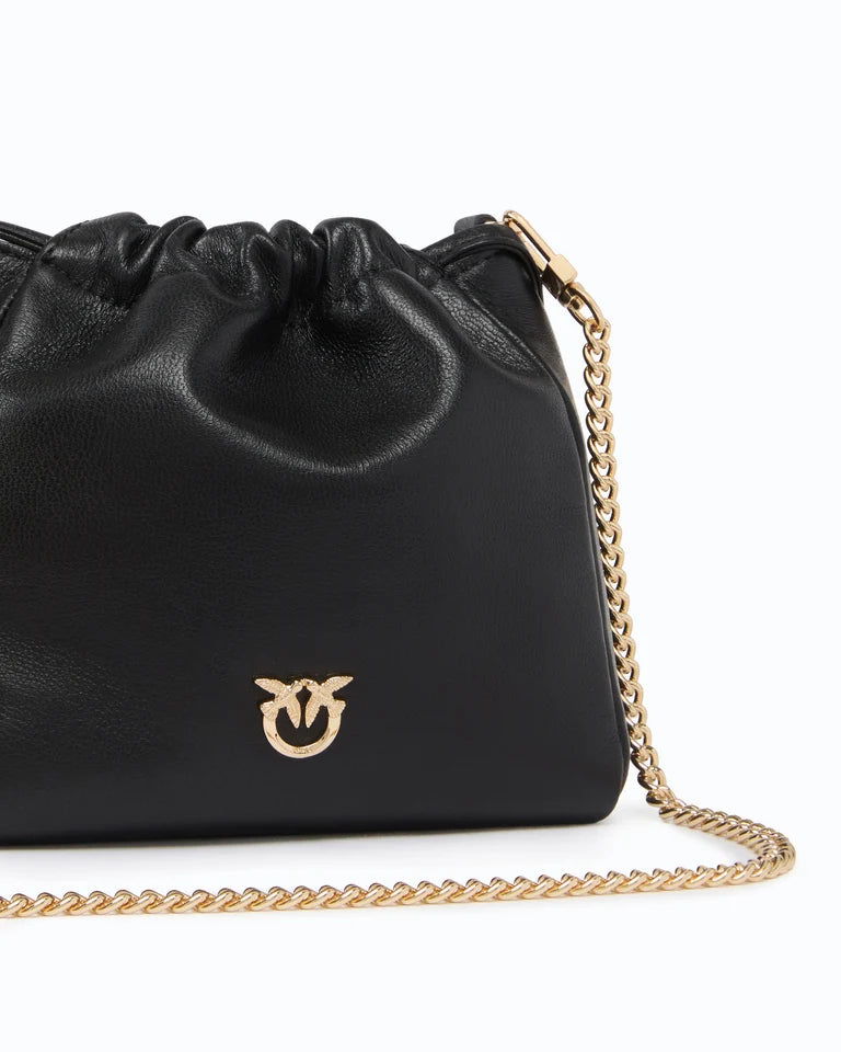 PINKO SECCHIELLO POUCH NAPPA/MACULA IMITATIONFU