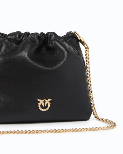 PINKO SECCHIELLO POUCH NAPPA/MACULA IMITATIONFU