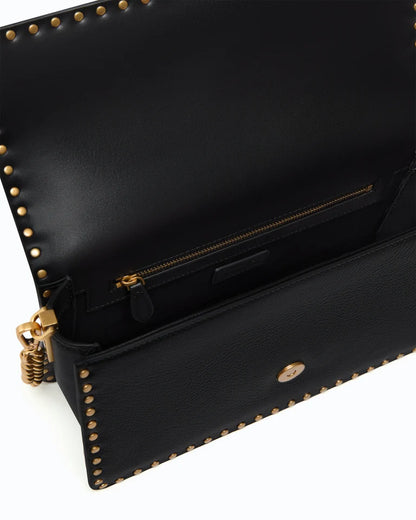 PINKO Borsa a mano e tracolla LOVE ONE SLOUCHY CL STUDS SMAL