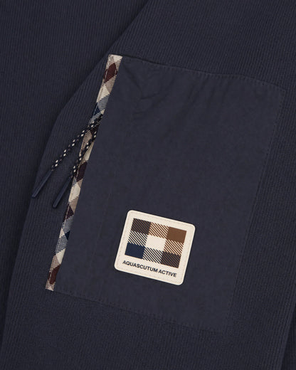 AQUASCUTUM MAGLIA COTTON KNIT CREWNECK SWEATER AA_A006_WO004