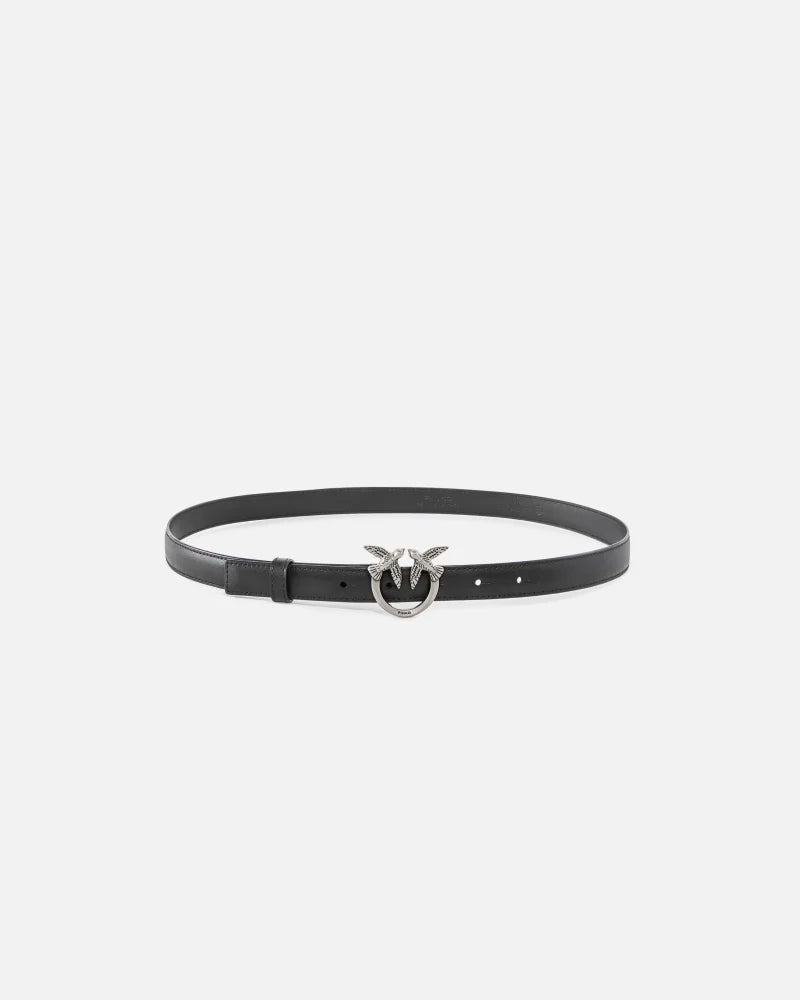 PINKO  LOVE BERRY H2 BELT VITELLO SETA 25