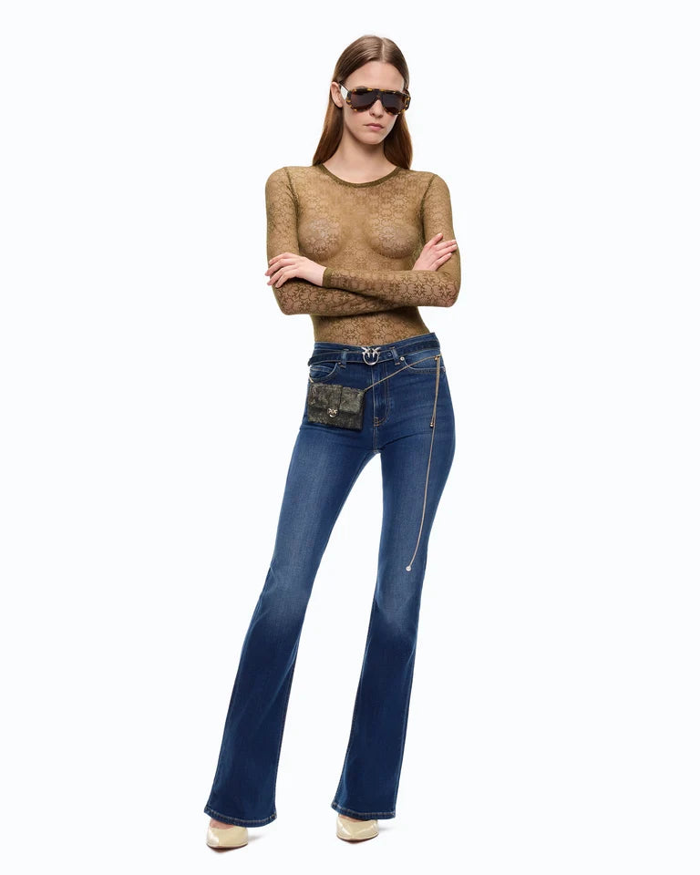 PINKO PANTALONE FLORA