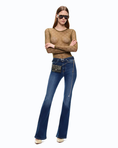 PINKO PANTALONE FLORA