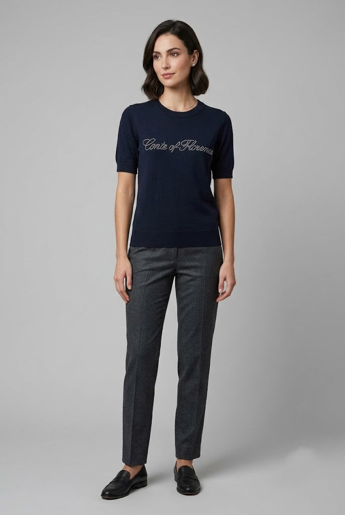 CONTE OF FLORENCE MAGLIA GIROCOLLO 6550D017B040