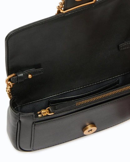 PINKO POCHETTE LOVE POCKET NEW BUCKLE VITELLO