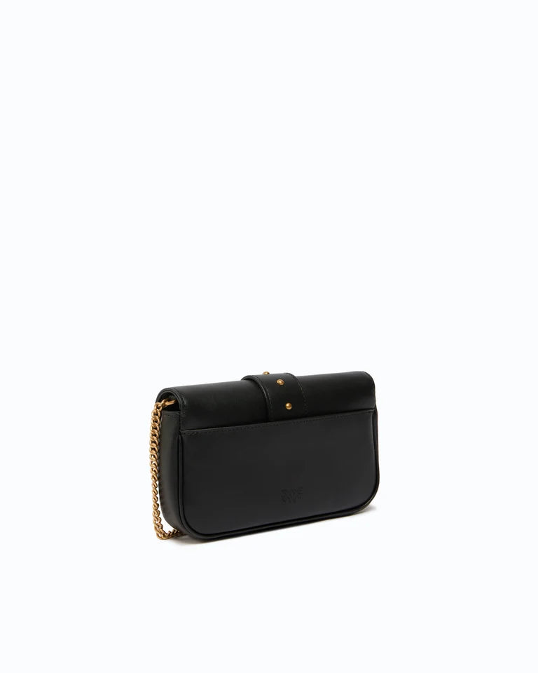 PINKO POCHETTE LOVE POCKET NEW BUCKLE VITELLO