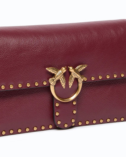 PINKO Borsa a mano e tracolla LOVE ONE SLOUCHY CL STUDS SMAL