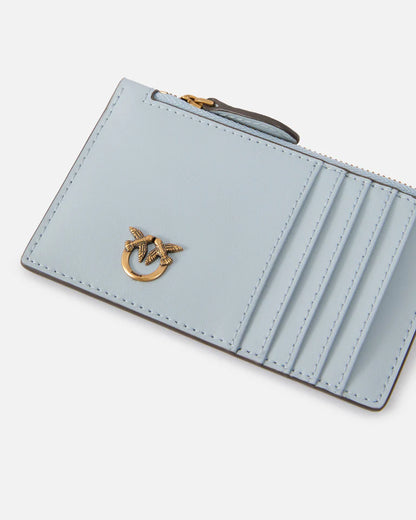 PINKO  AIRONE CARDHOLDER VITELLO SETA SS26