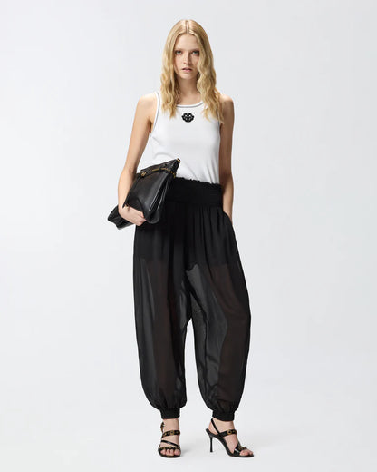 Pinko  BITETTO CANOTTA COSTINA LOGO  SS26