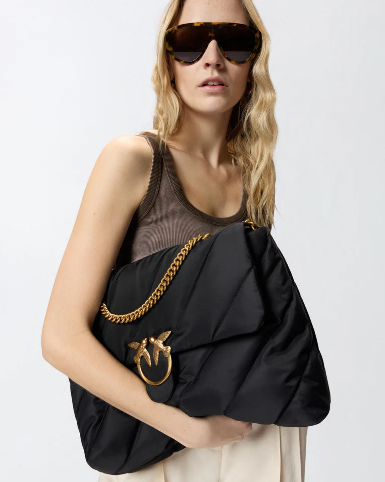 PINKO LOVE PUFF EXTRA CL NYLON+PU SS26