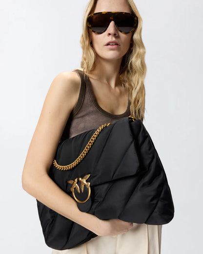PINKO LOVE PUFF EXTRA CL NYLON+PU SS26