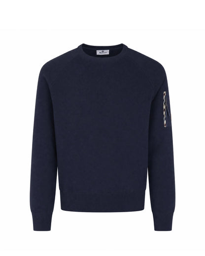 AQUASCUTUM MAGLIA COTTON KNIT CREWNECK SWEATER AA_A006_WO004