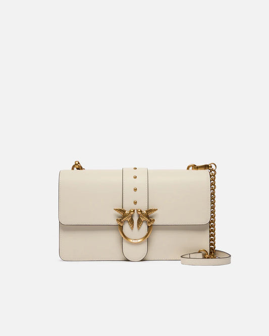PINKO  LOVE ONE CLASSIC ST. CL VITELLO SETA SS26
