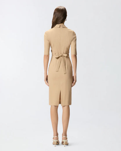 PINKO  ALLYSON ABITO LINO STRETCH SS26