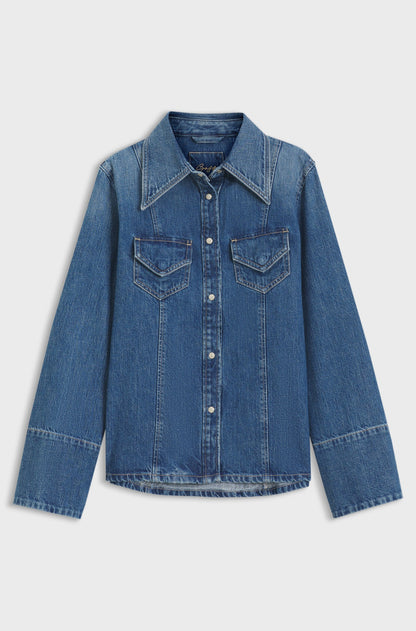 BOSS Camicia in denim C_SLIM SHIRT 10280117 01