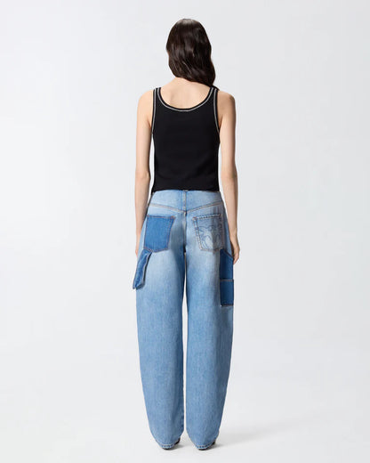 Pinko  BITETTO CANOTTA COSTINA LOGO  SS26