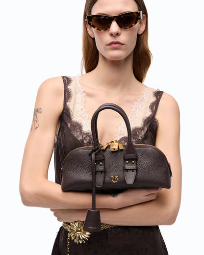 PINKO BORSA BOWLING BAG HORIZONTAL SHEEP