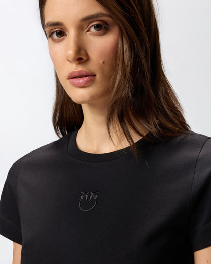 Pinko  BUSSOLOTTO T-SHIRT JERSEY PATCH FW25