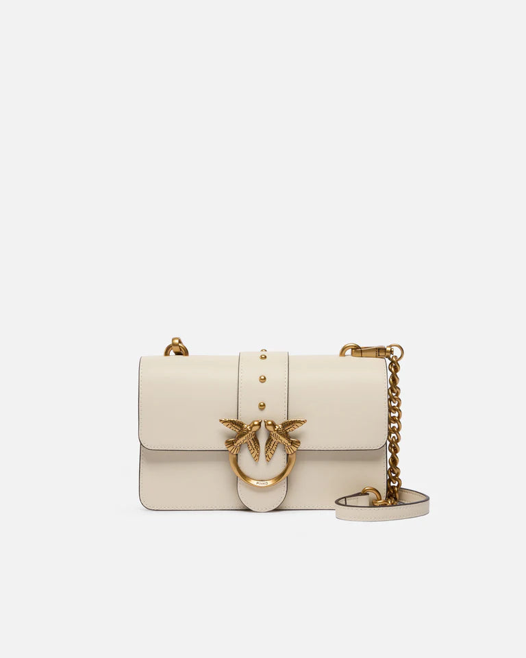 PINKO  LOVE ONE MINI ST. CL VITELLO SETA SS26