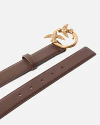 PINKO  LOVE BERRY H3 BELT.LOW VITELLO FW25