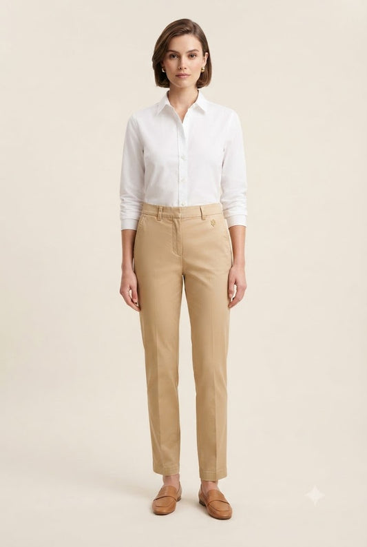 CONTE OF FLORENCE PANTALONE CHINO 6547D013B035