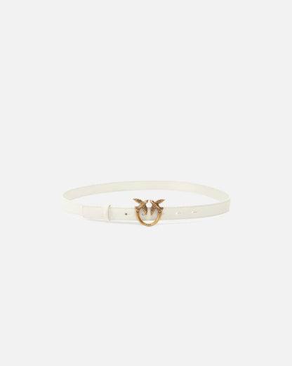 PINKO  LOVE BERRY H2 BELT VITELLO SETA 25