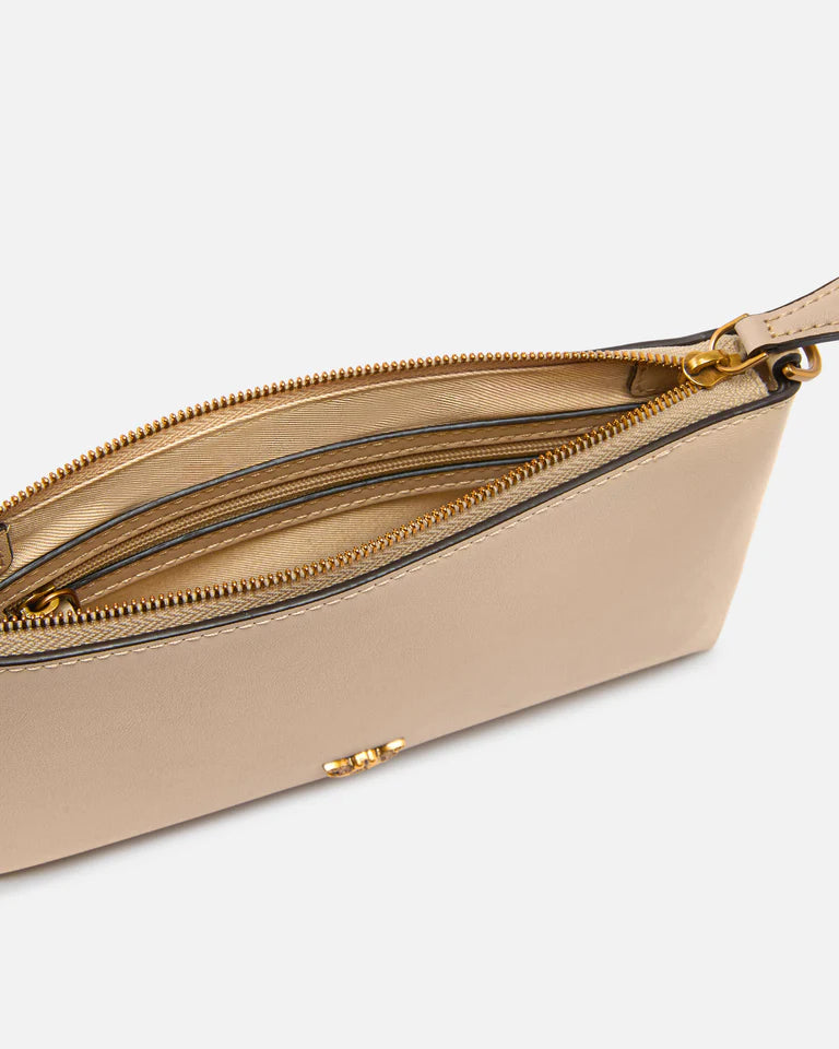PINKO  FLAT HORIZONTAL MINI VITELLO SETA SS26