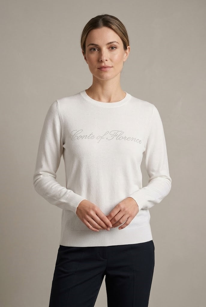 CONTE OF FLORENCE MAGLIA GIROCOLLO 6550D016B040