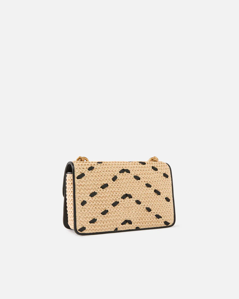 PINKO  LOVE ONE MINI LIGHT DC RAFIA + V SS26