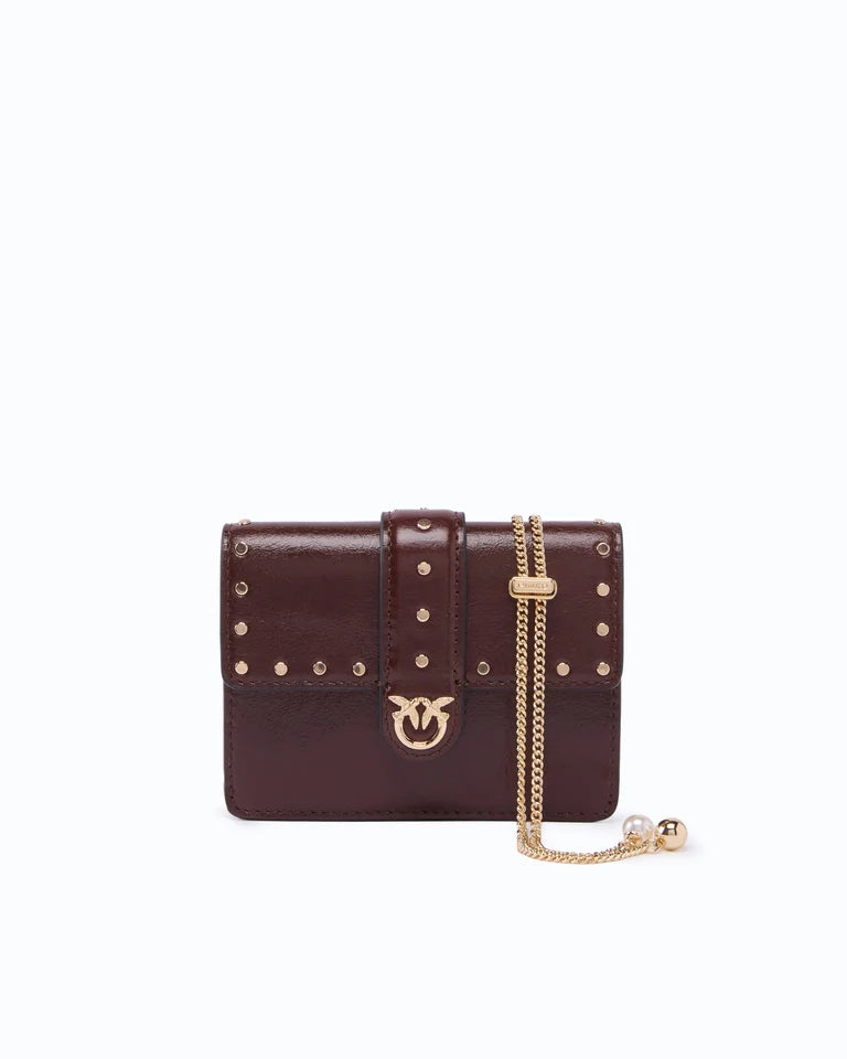 PINKO Portatessere LOVE POCKET STUDS VIT. POLISHE