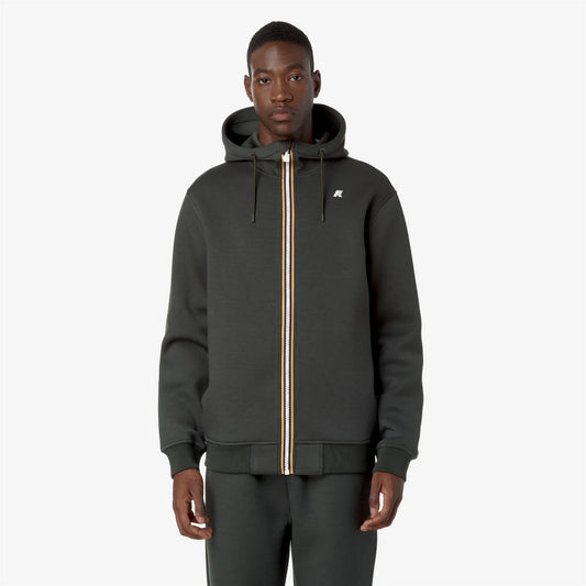 K-WAY FELPA CON CAPPUCCIO RAINER SPACER