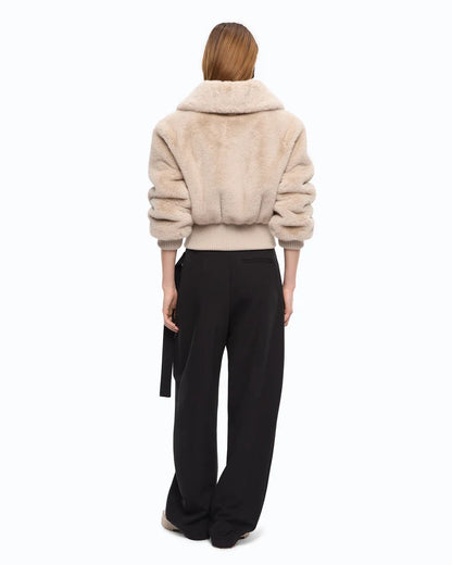 PINKO Simil Pelliccia BAGELS