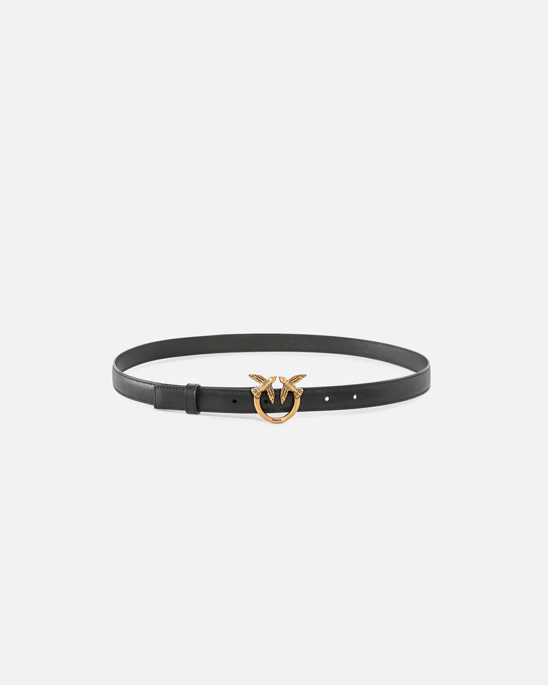 PINKO  LOVE BERRY H2 BELT.LOW VITELLO SS26