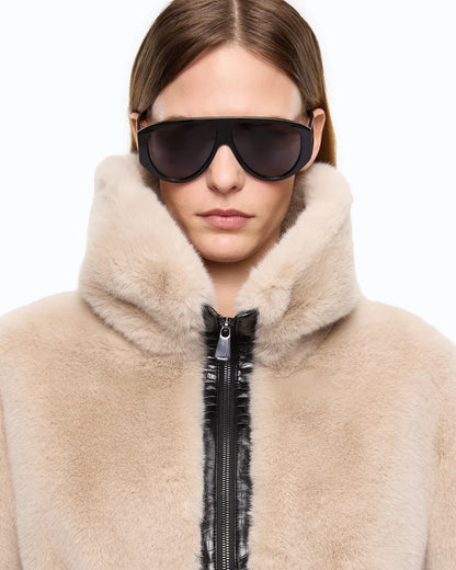PINKO Simil Pelliccia BAGELS