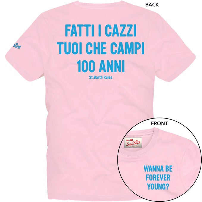 MC2 SAINT BARTH T-shirt con stampa frontale e posteriore PRL0002-04267L