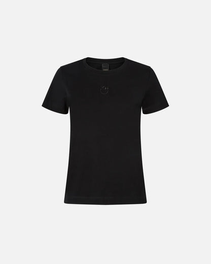 Pinko  BUSSOLOTTO T-SHIRT JERSEY PATCH FW25