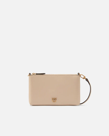 PINKO  FLAT HORIZONTAL MINI VITELLO SETA SS26
