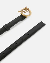 PINKO  LOVE BERRY H2 BELT.LOW VITELLO FW25
