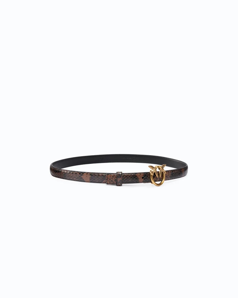 PINKO Cintura LOVE BERRY H2 BELT.LOW PYTHON